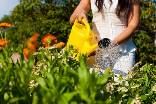 Garden tools and maintenance supplies for a healthy garden